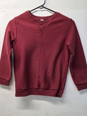 SHEIN maroon Kids Size 7 Crewneck Sweatshirt